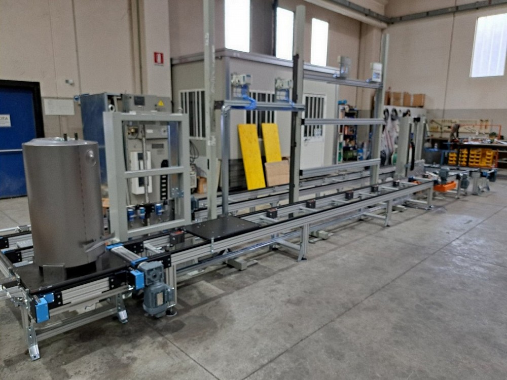 Linea a ricircolo di Pallet