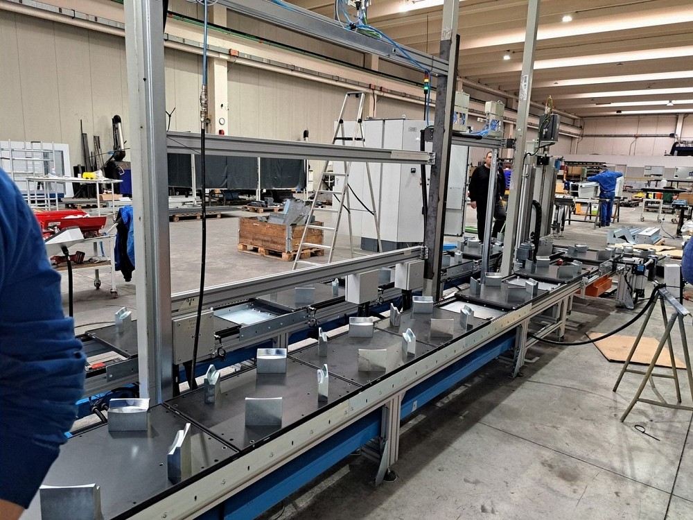 Linea a ricircolo di Pallet