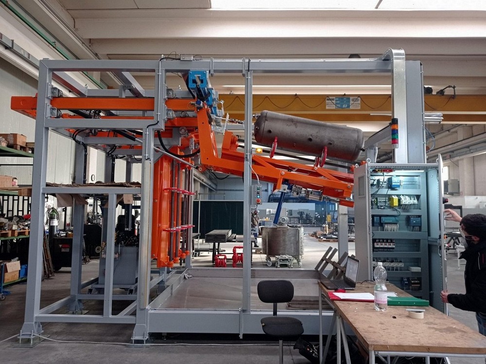Roto Flow Coating 3 stations IN line